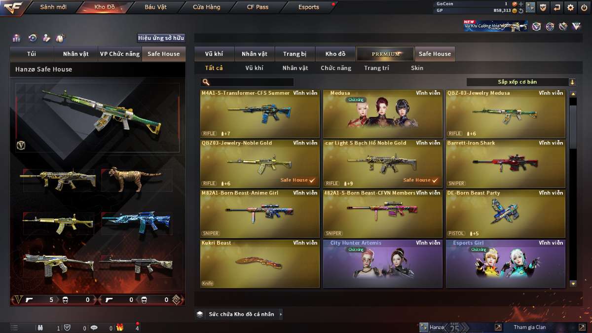 shop acc cf uy tin gia re